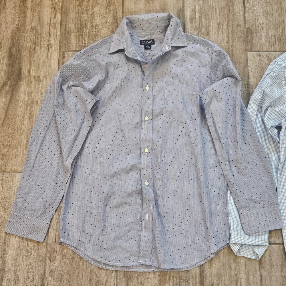 Boys Button Down Long Sleeve Shirts Size L‎ XL Lot of 3 Preppy School Church